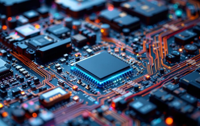 Computer,Parts,Close,Up.,Computer,Chip.,Technology